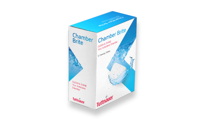 Autoclave chamber cleaning tablets