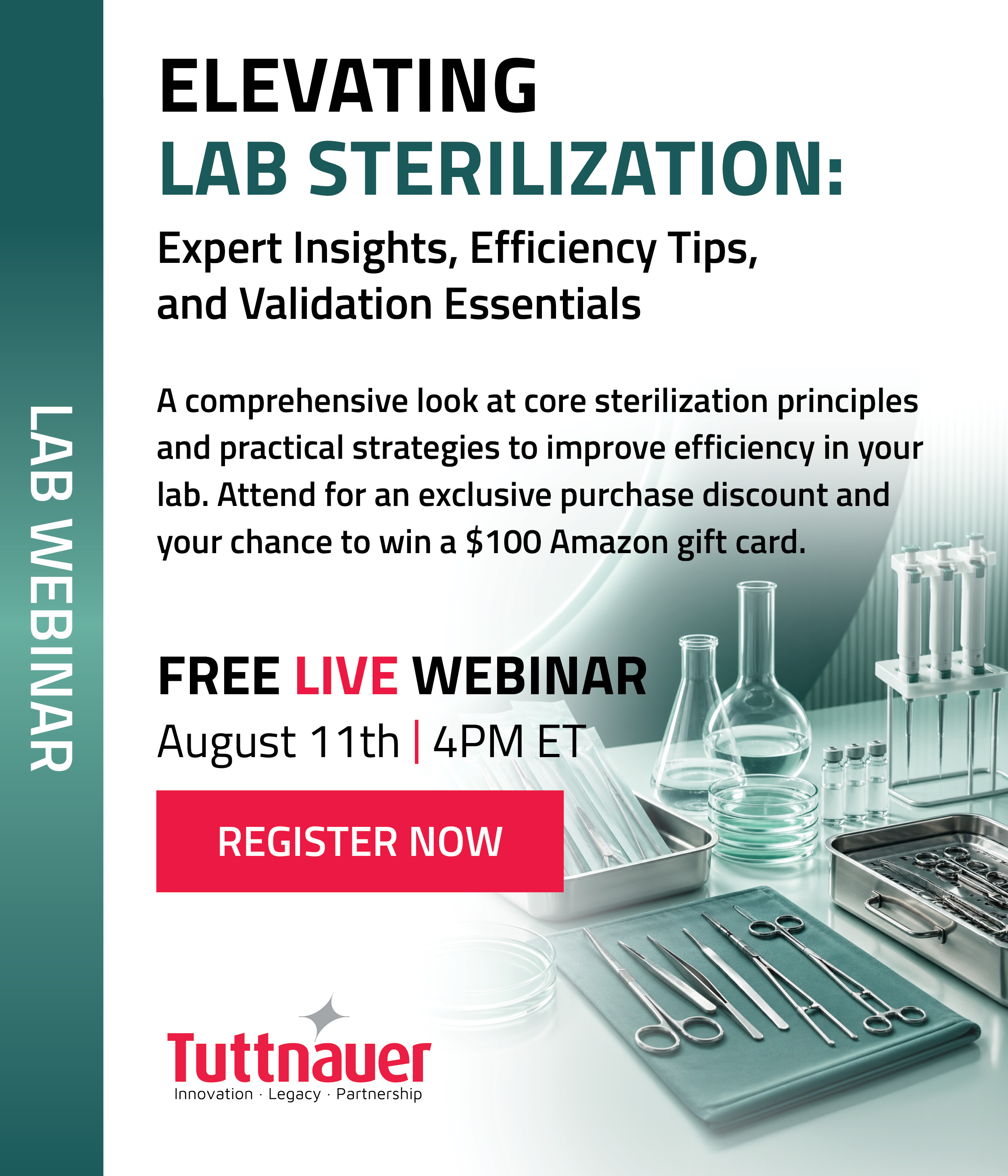 Webinar about improving laboratory sterilization