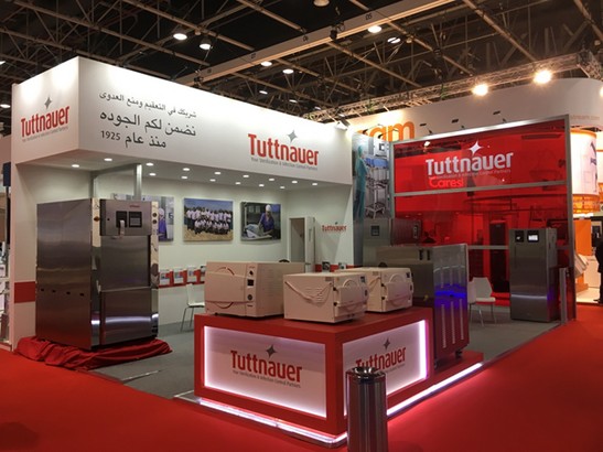 Tuttnauer's booth in Arab Health