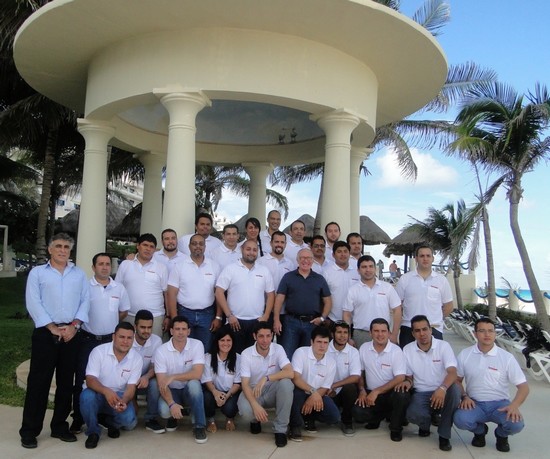 Training Technicians in Cancun, Mexico