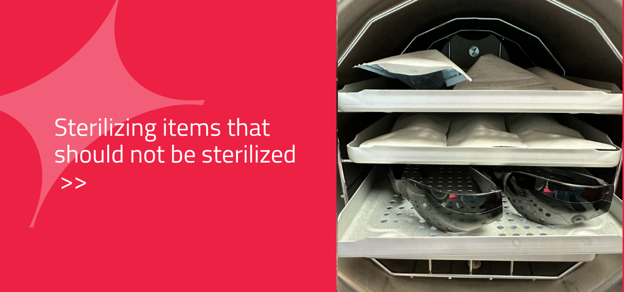 Sterilize edilmemesi gereken sterilize edici maddeler