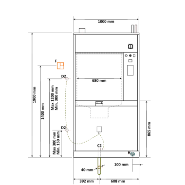 Technical Drawing - Front View