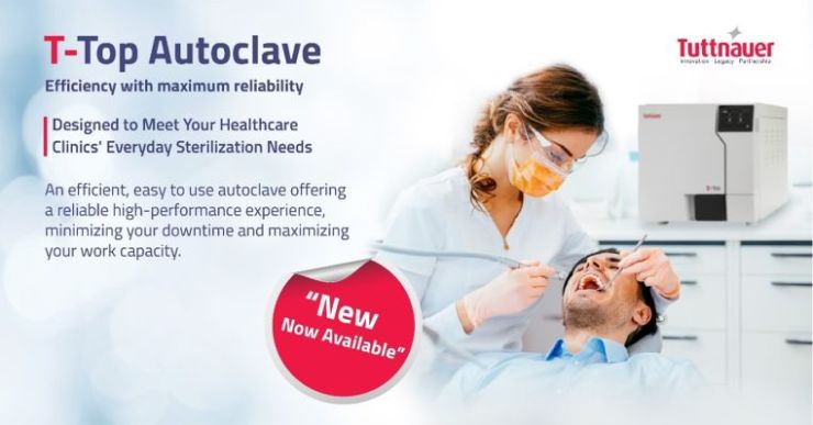 T-Top autoclave in dentist office