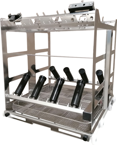 trolley for washing da vinci instruments