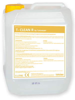T-CLEAN R Detergent for washers - Tuttnauer