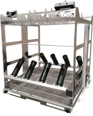trolley for washing da vinci instruments