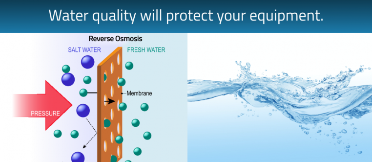 Water quality to save your equipment